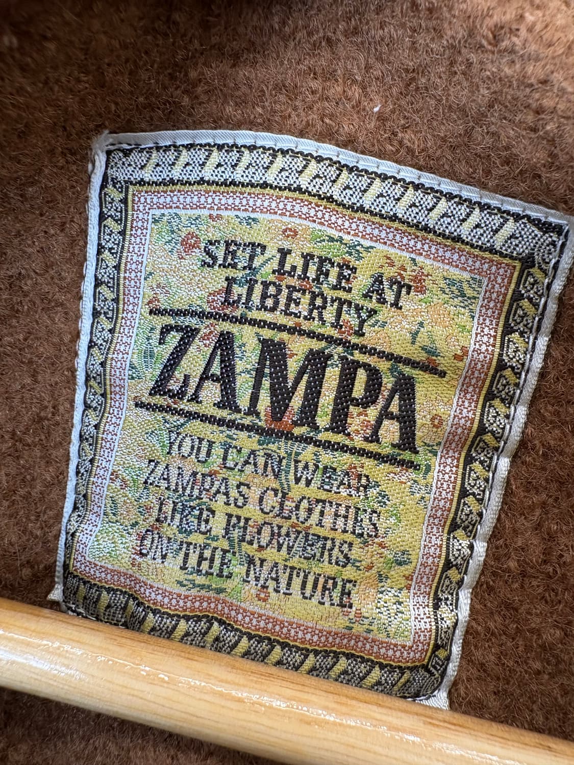 ZAMPA JPN 빈티지 자수 양모 가디건 자켓 상품이미지5