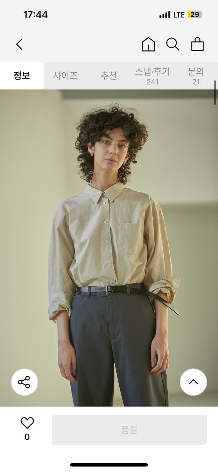 토마스 무어 셔츠 XL 상품이미지3