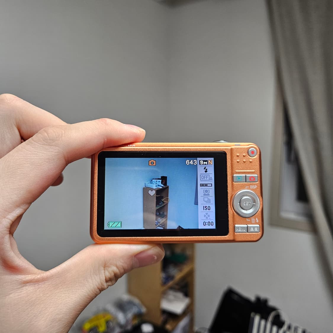 (프리지아, 채영 디카) 카시오 엑슬림 EX-Z85 오렌지 디카 상품이미지3