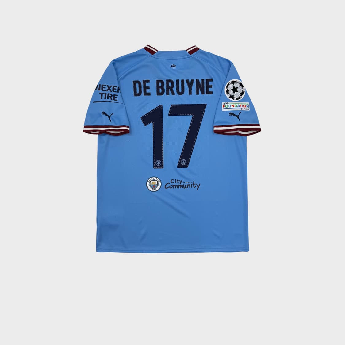 22-23 맨체스터 시티 홈 No.17 케빈 데브라위너 상품이미지2