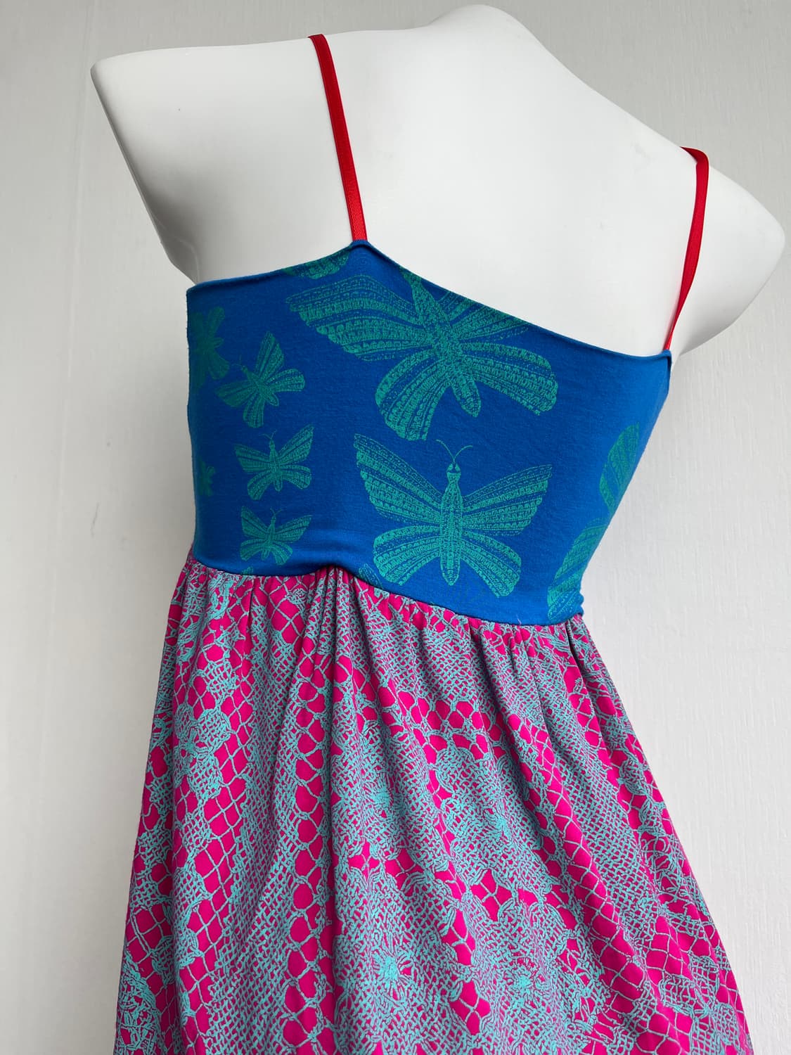 Juana de Arco 컬러 패턴 슬립 원피스 상품이미지4