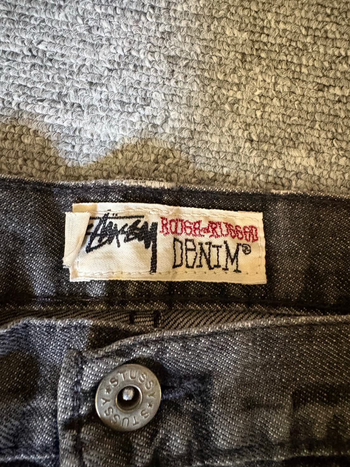 [34] 90s 올드스투시 데님팬츠 상품이미지4