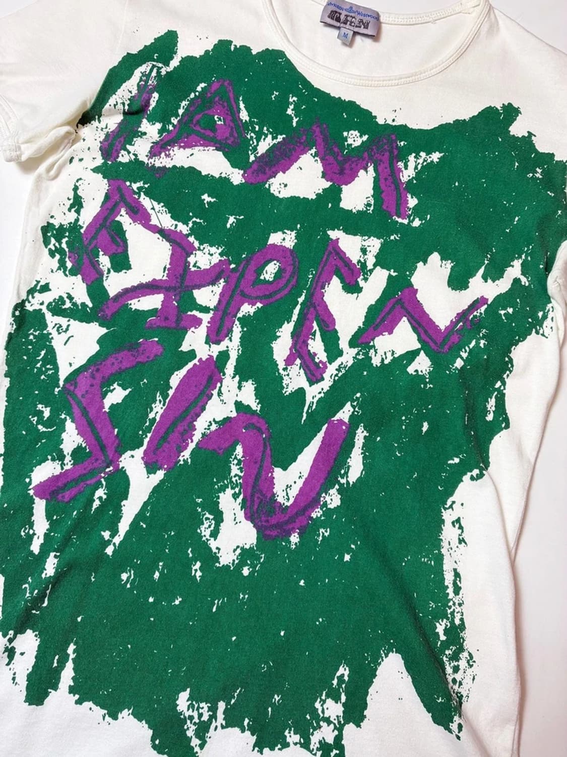 비비안웨스트우드 옴므 펑크 프린팅 반팔 티셔츠 PN8580 상품이미지3