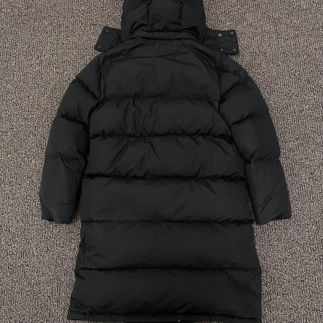 엄브로 구스다운 떡볶이 롱패딩 블랙 85(XS) 상품이미지4