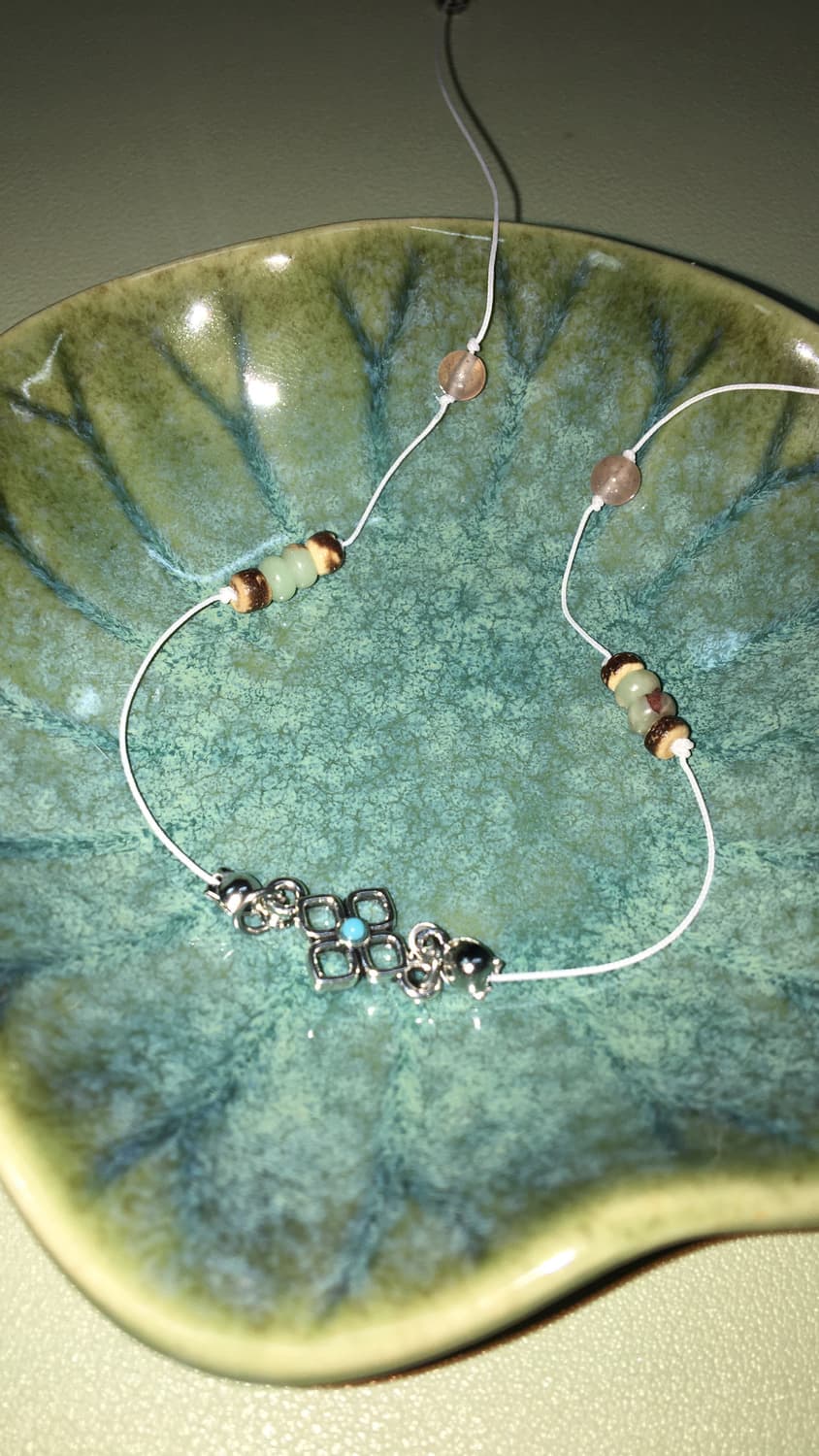 비즈 끈 목걸이 상품이미지3