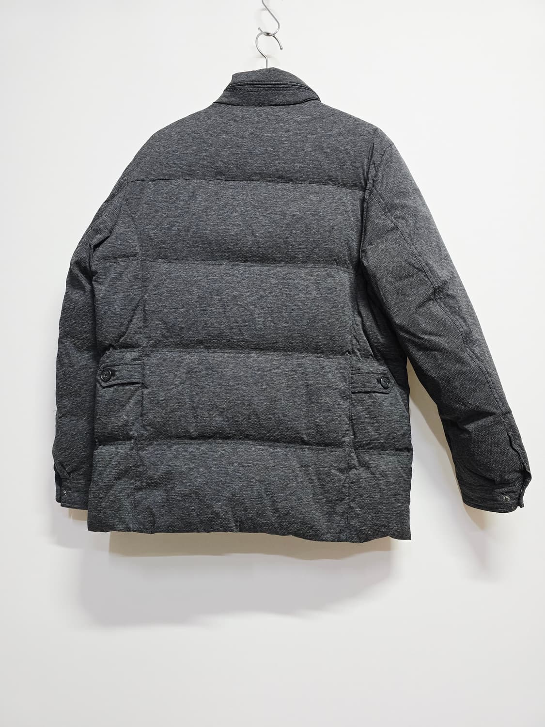 크로커다일 남성 그레이 패딩 자켓 점퍼 상품이미지4