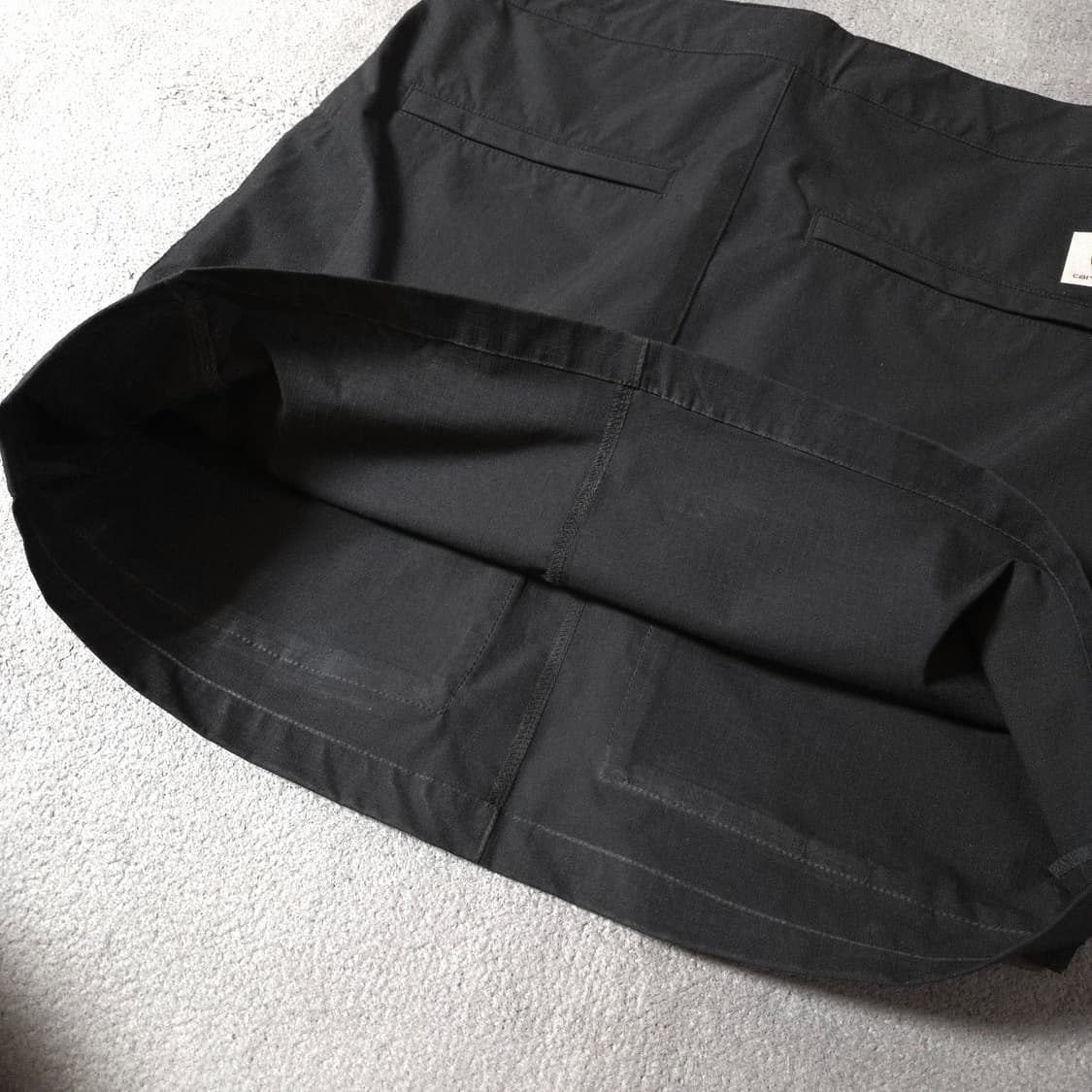 칼하트 wip 립스탑 허스트 미니 스커트 치마 S 블랙 상품이미지7