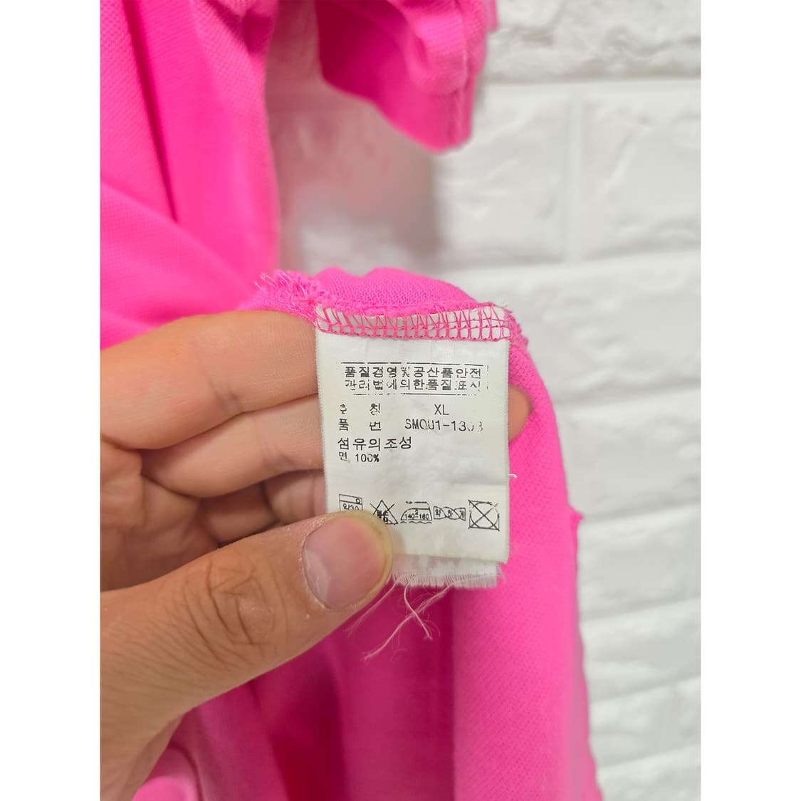 폴로 랄프로렌 핑크 카라티 XL 상품이미지3
