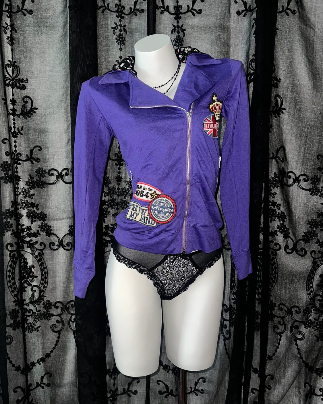 Purple Kitchen Hoodie Zip-Up 상품이미지1
