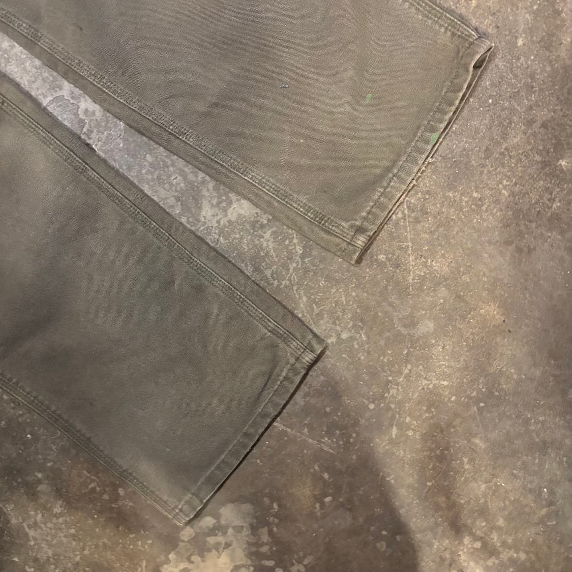 올드 칼하트 덕캔버스 싱글니 카펜터 상품이미지8