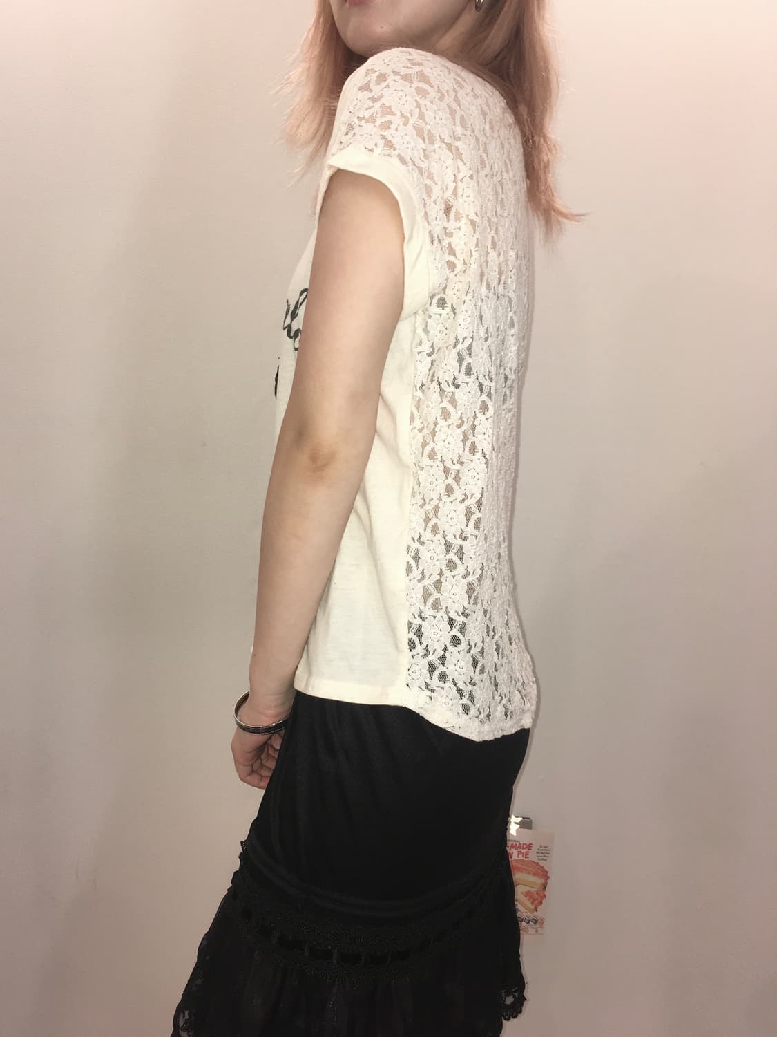 jpn vintage romantic lace ribbon t shirt 상품이미지4