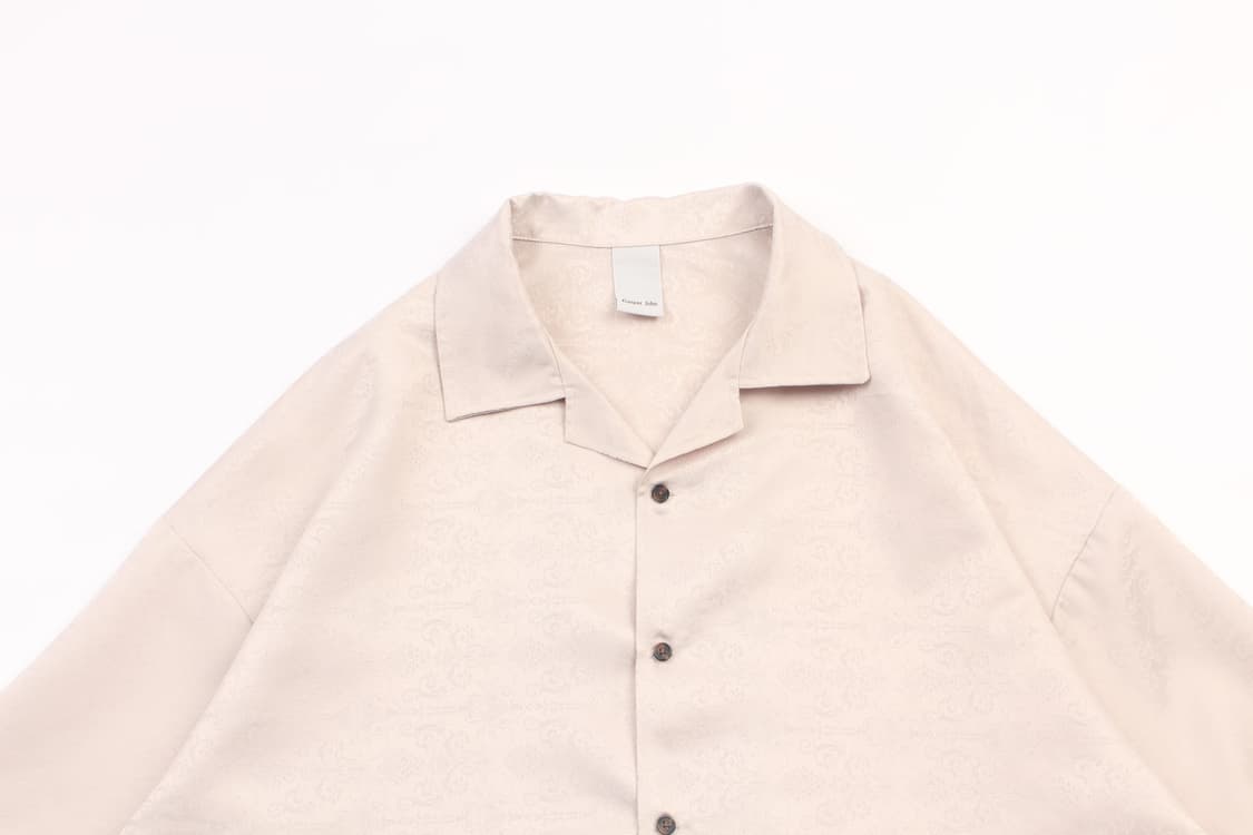 CASPER JOHN Jacquard Open Collar Oversiz 상품이미지2