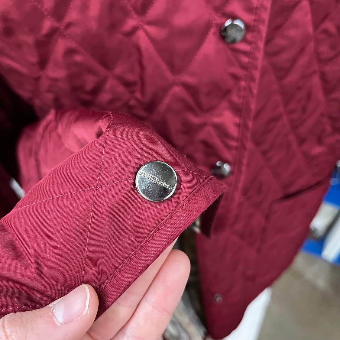 버버리 우먼 퀼팅 자켓 S 상품이미지5