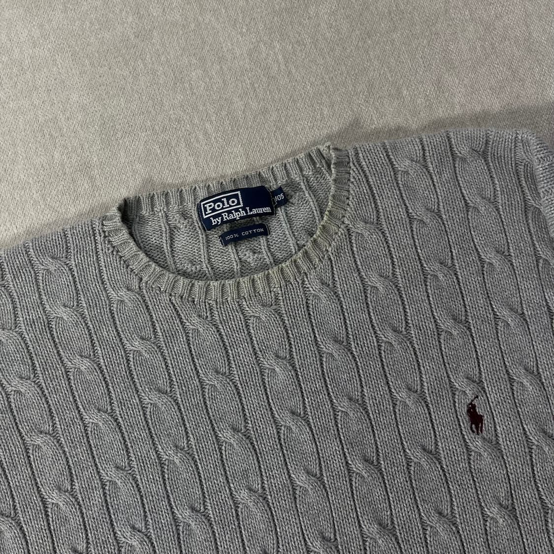 110 폴로랄프로렌 꽈배기 코튼 니트  상품이미지2