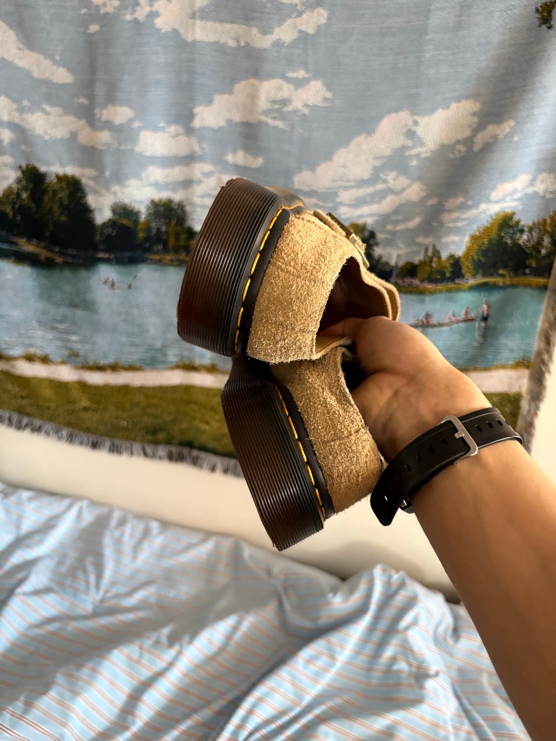 닥터마틴 아이샴 데저트 오아시스 스웨이드 뮬 베이지 280 상품이미지3