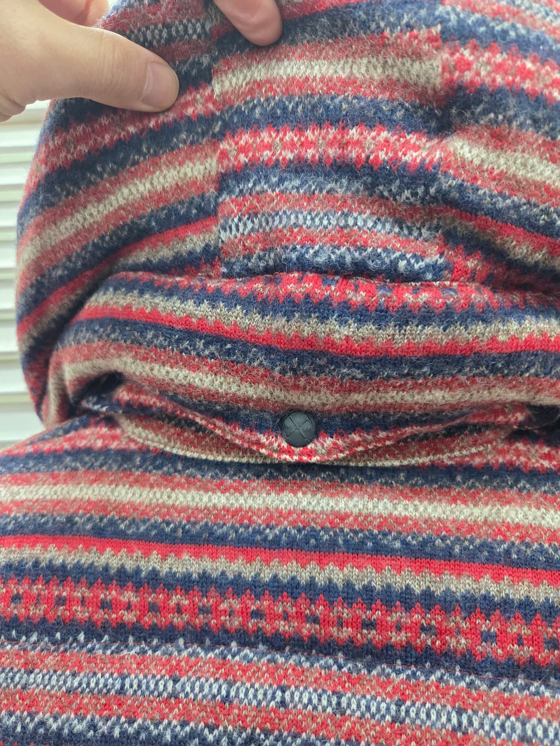 화이트마운티니어링 에스닉 니트 덕다운 베스트 상품이미지7