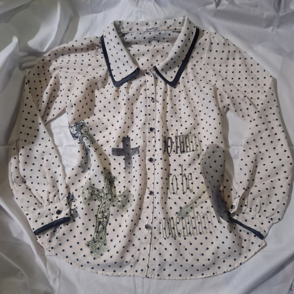 Nonchalant dot blouse 상품이미지1