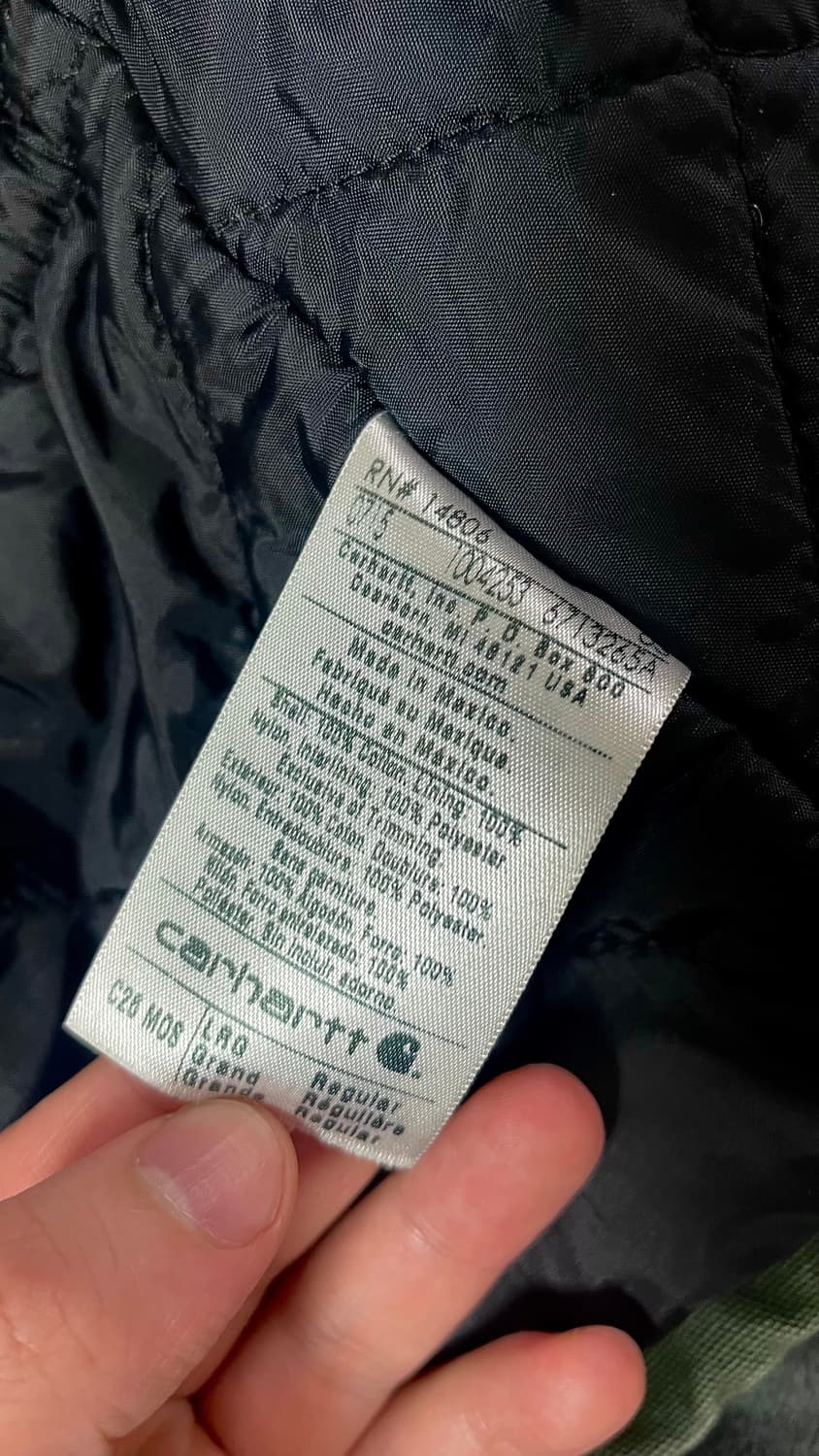 칼하트 C26 L mos 모스그린 샌드스톤 A148 후드 세트 상품이미지6