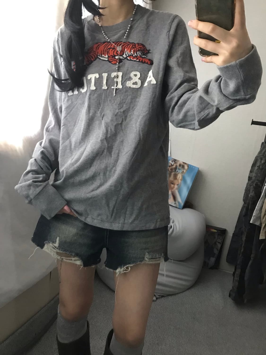 아베크롬비 그레이 롱슬리브 상품이미지7