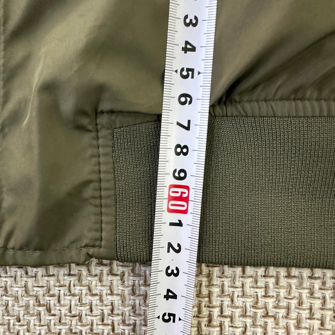 180/96A 자라맨 카키 항공점퍼 0331D 상품이미지6