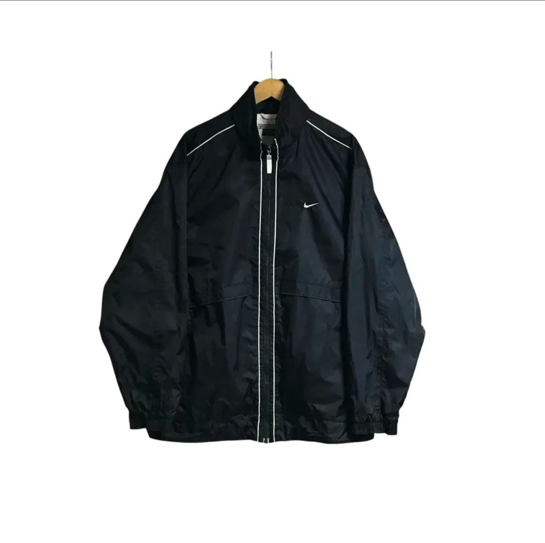 나이키 올드스쿨 00s 검정 바람막이 자켓 상품이미지2