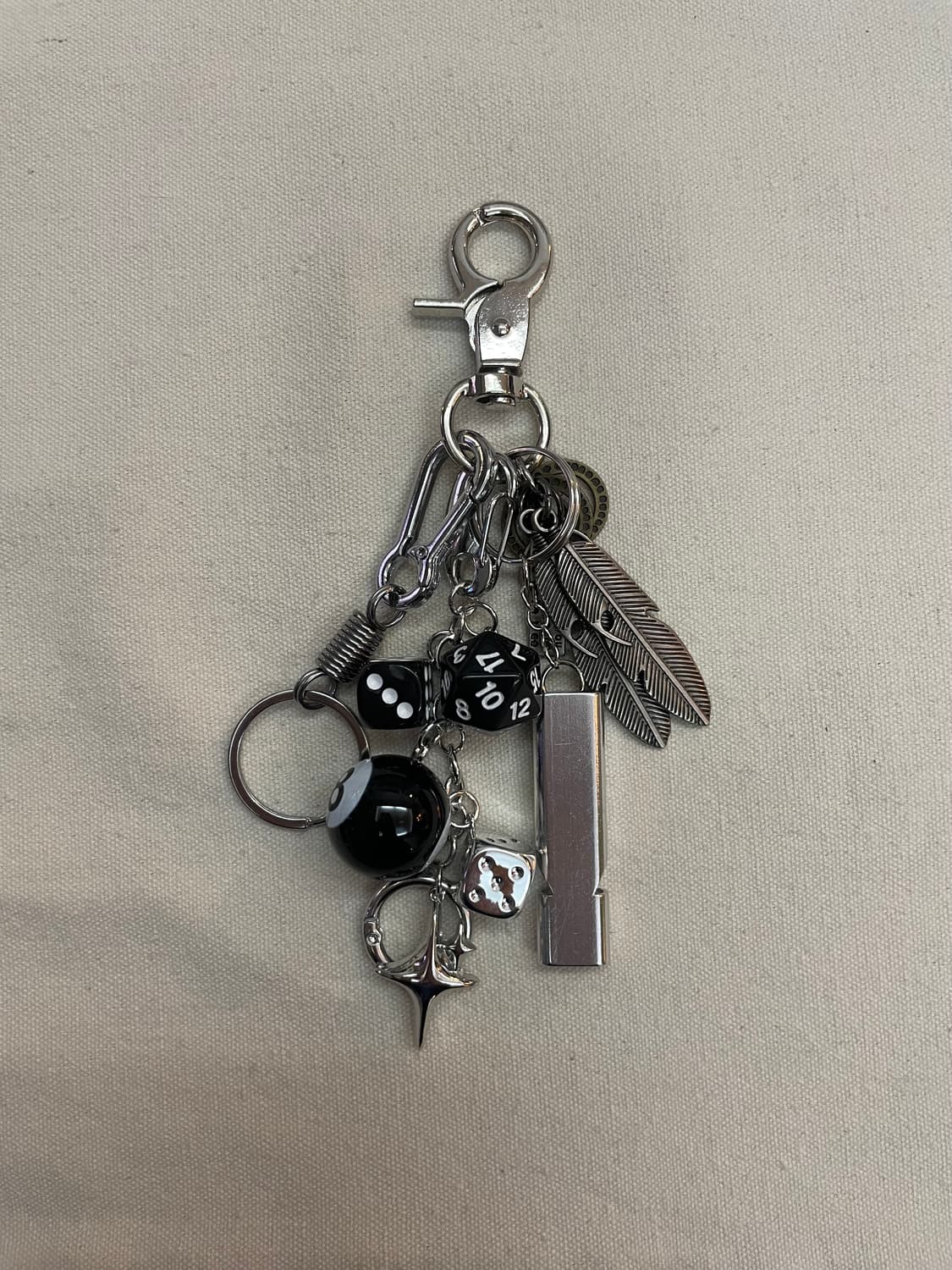 실버 레이어 참 키링 상품이미지1