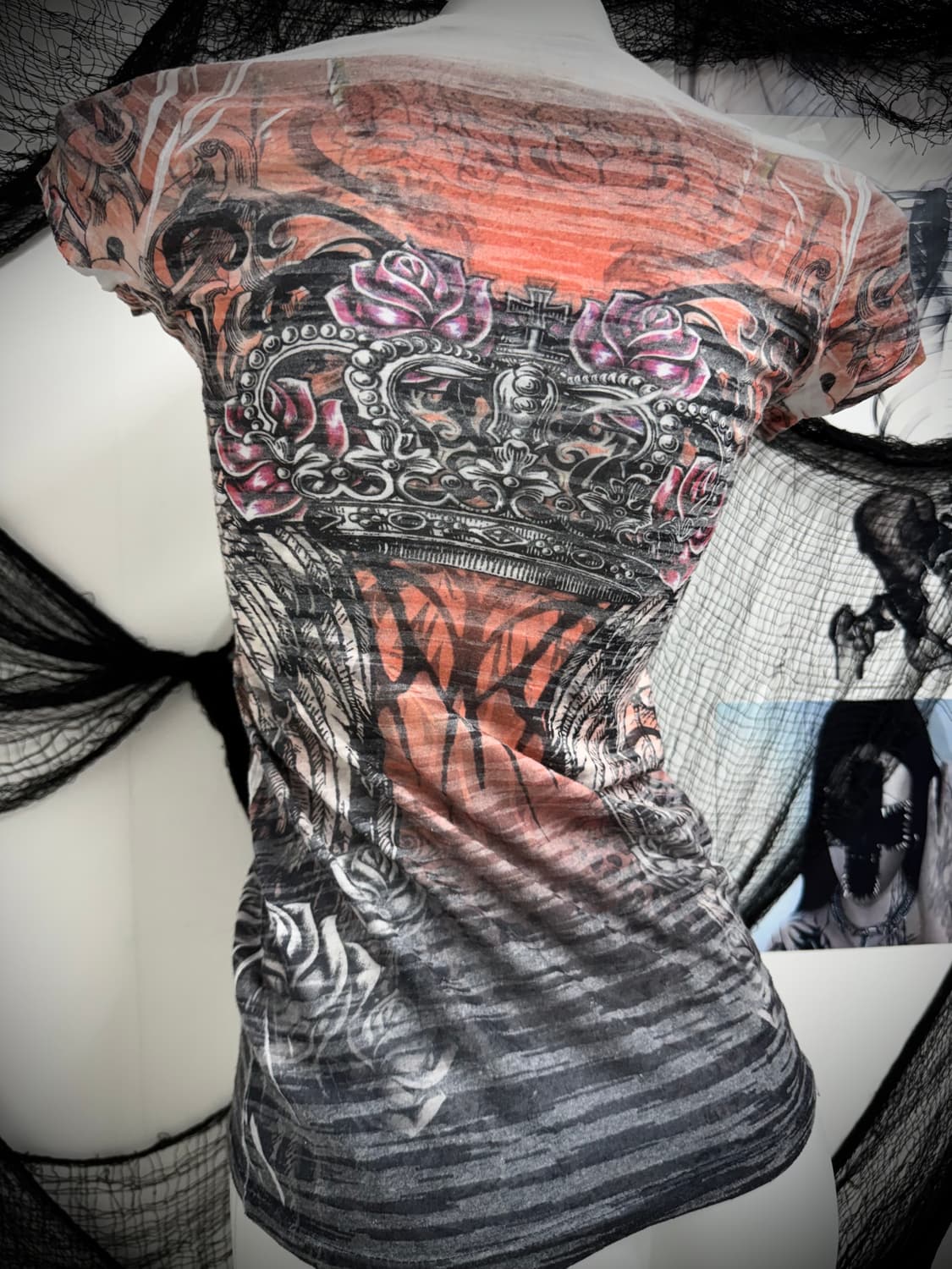 00s crown printing halfsleeve 상품이미지6