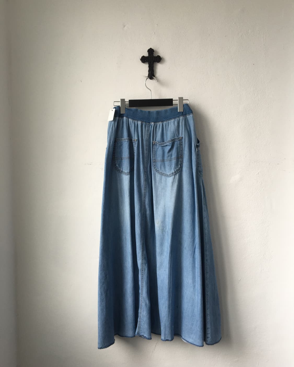 Washing cotton long skirt 상품이미지4