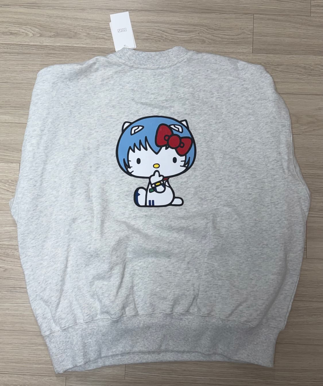 에반게리온 키티 콜라보 맨투맨 레이 아스카 사도 상품이미지5