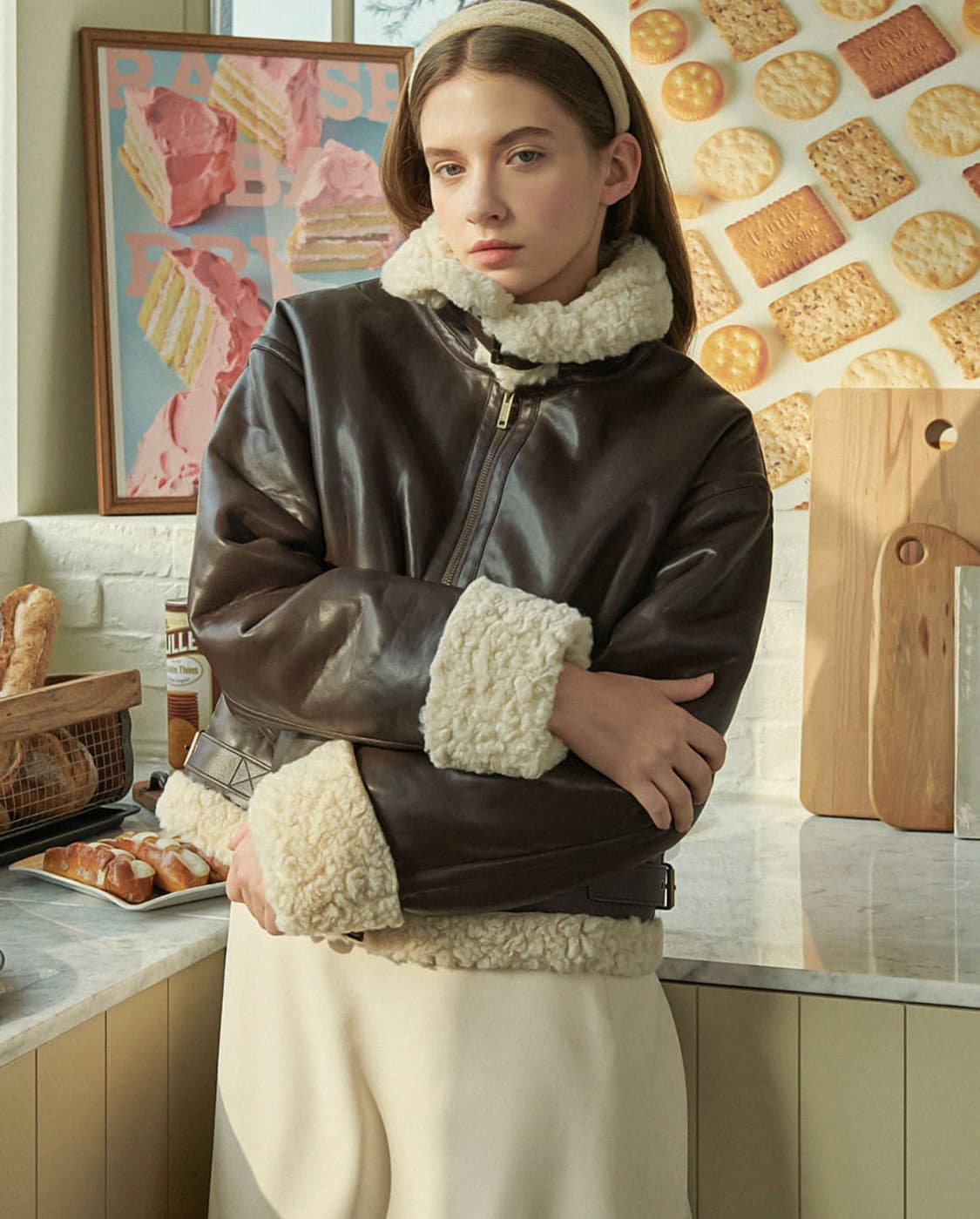 레더 무스탕 상품이미지1