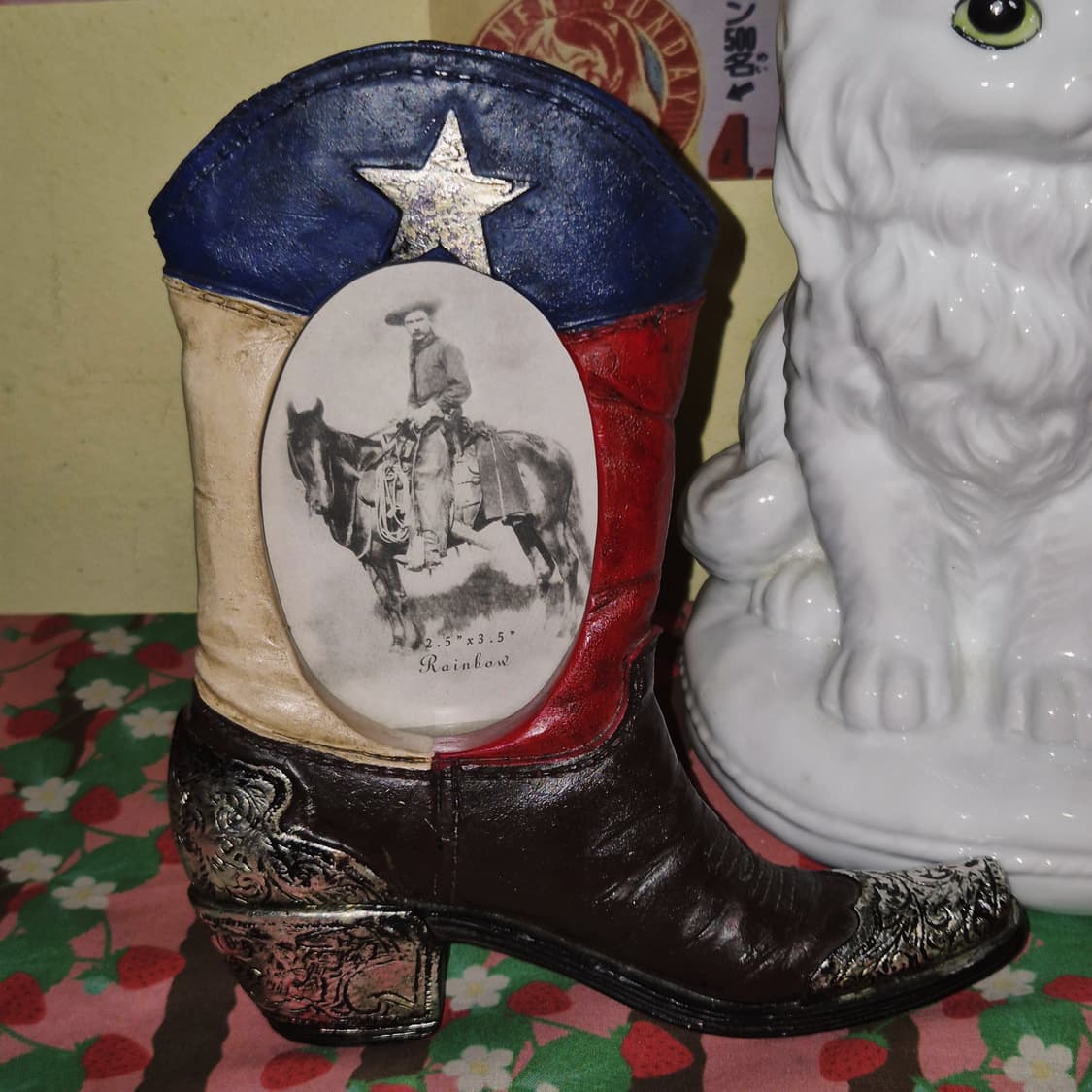 00s 미국 텍사스 웨스턴 부츠 스탠드 액자 상품이미지6