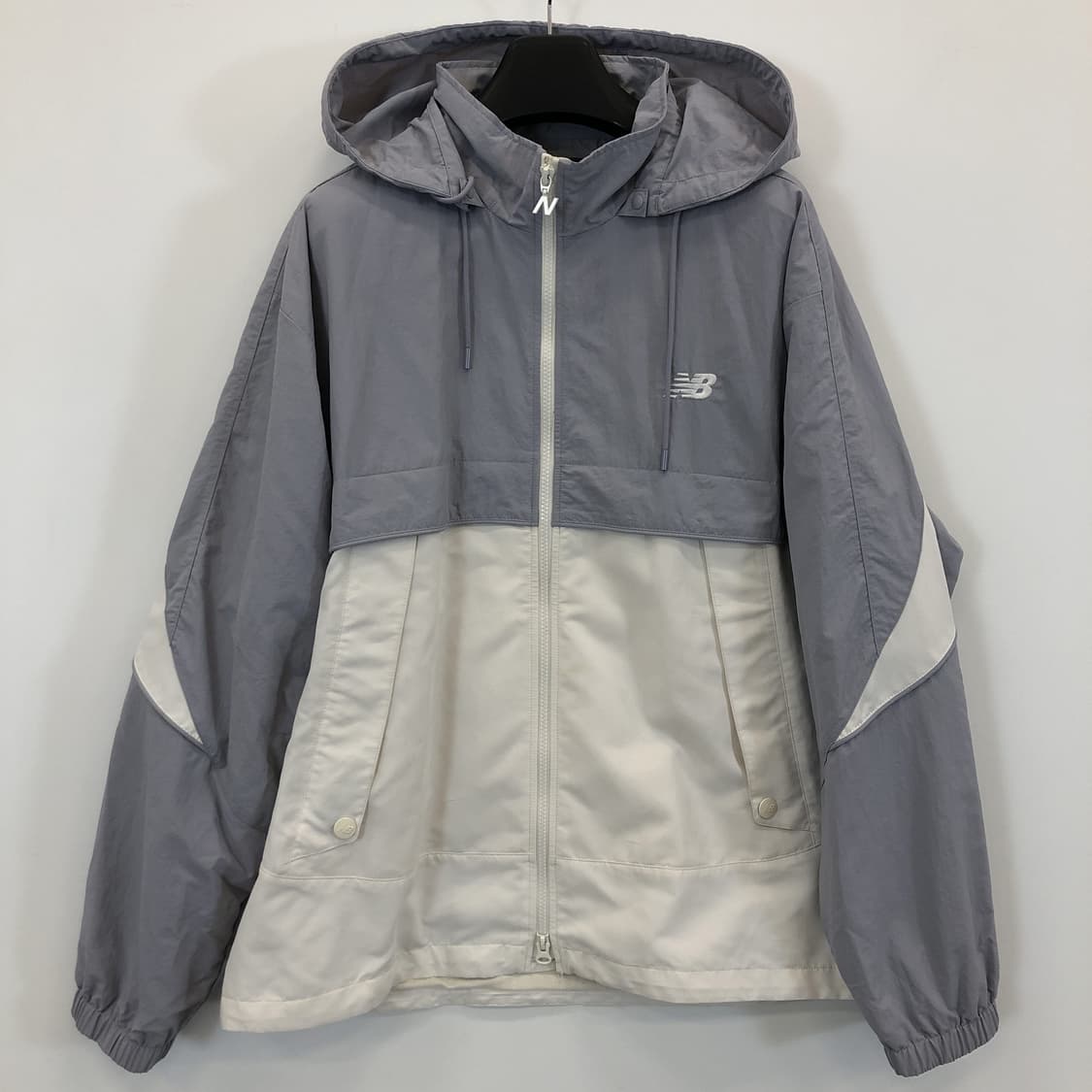 뉴발란스 컬러블록 우븐자켓 퍼플 110 상품이미지1