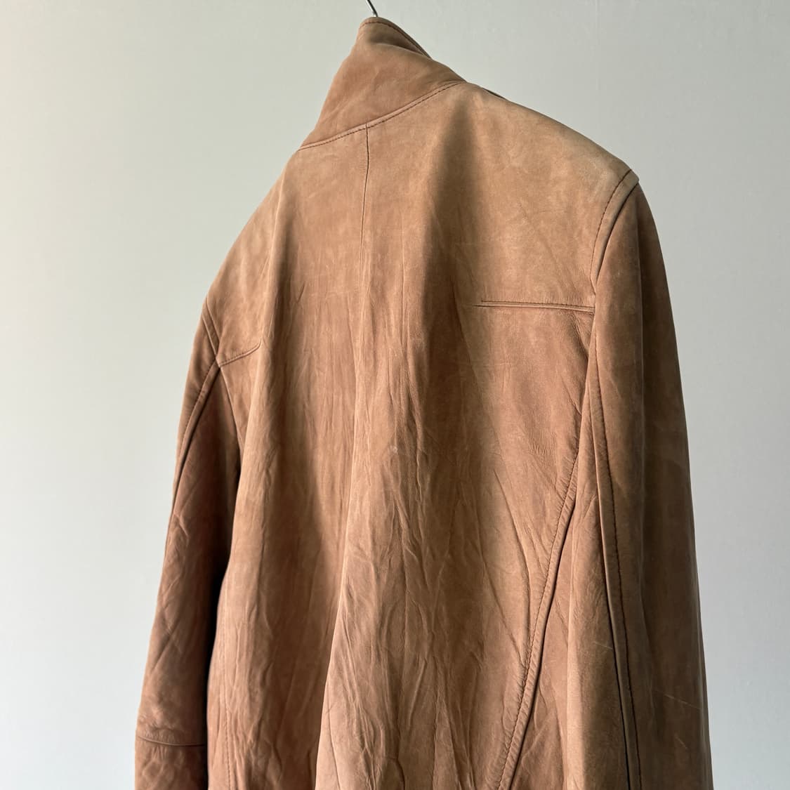  ▫️Ships Jet Blue Leather Jacket 상품이미지6