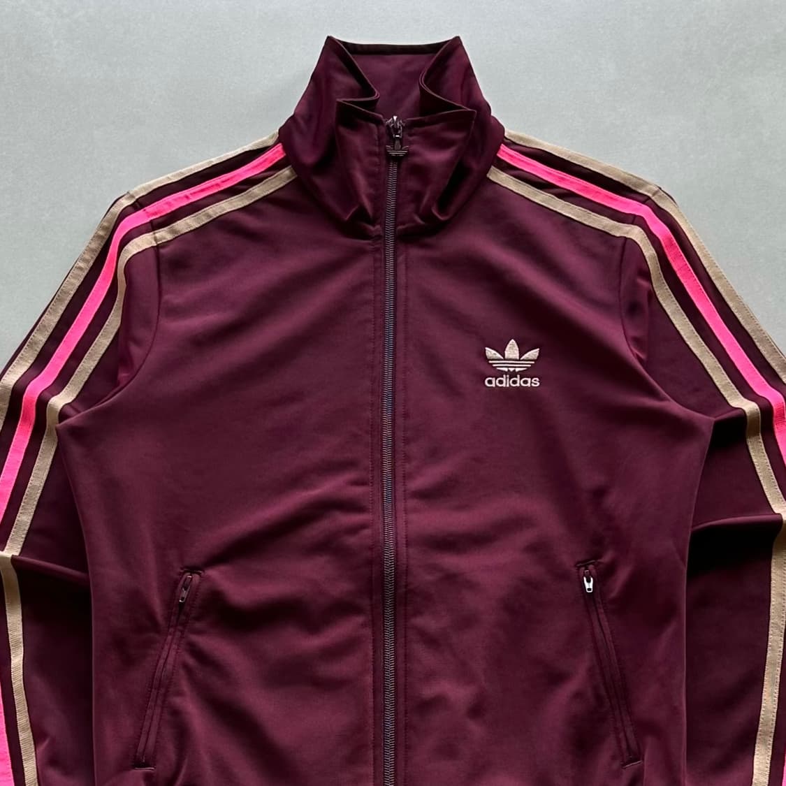 [M]아디다스 파이어버드 버건디 골드 트랙탑 져지 상품이미지3