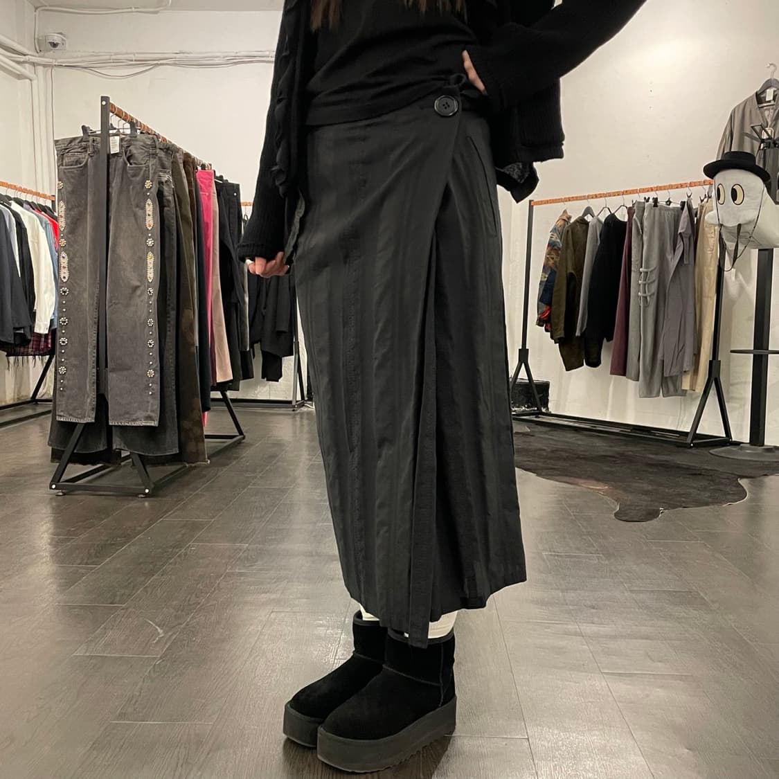 요지야마모토 랩 스커트 상품이미지4