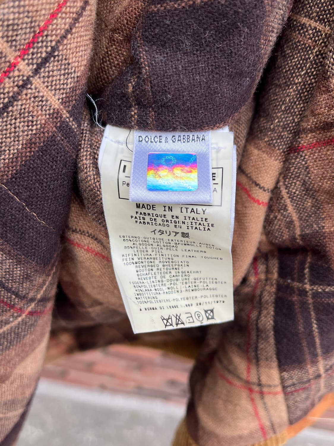 00s 돌체앤가바나 코듀로이 롱자켓 상품이미지8