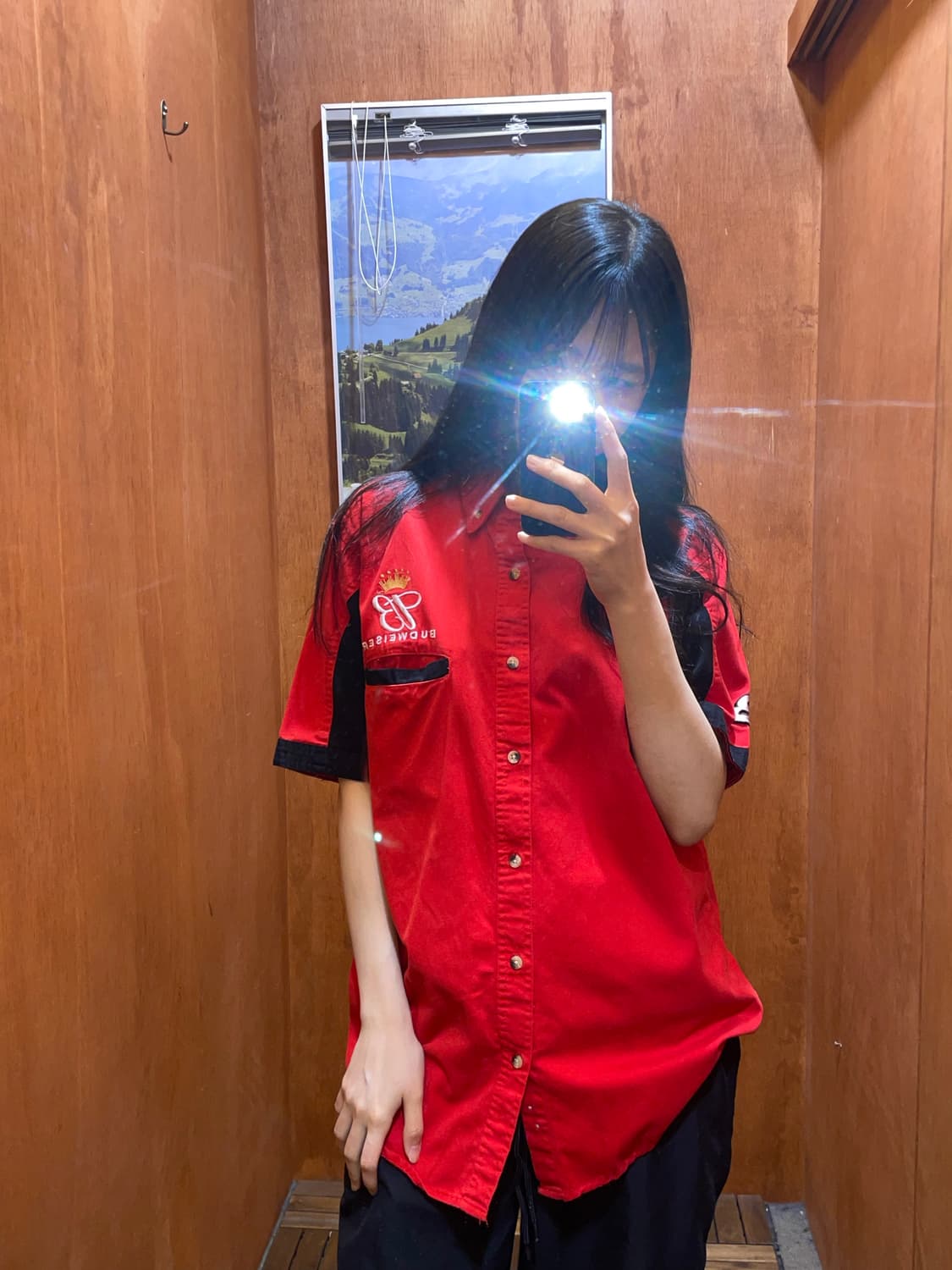 (M) 버드와이저 Winners Circle 레이싱 셔츠 상품이미지1