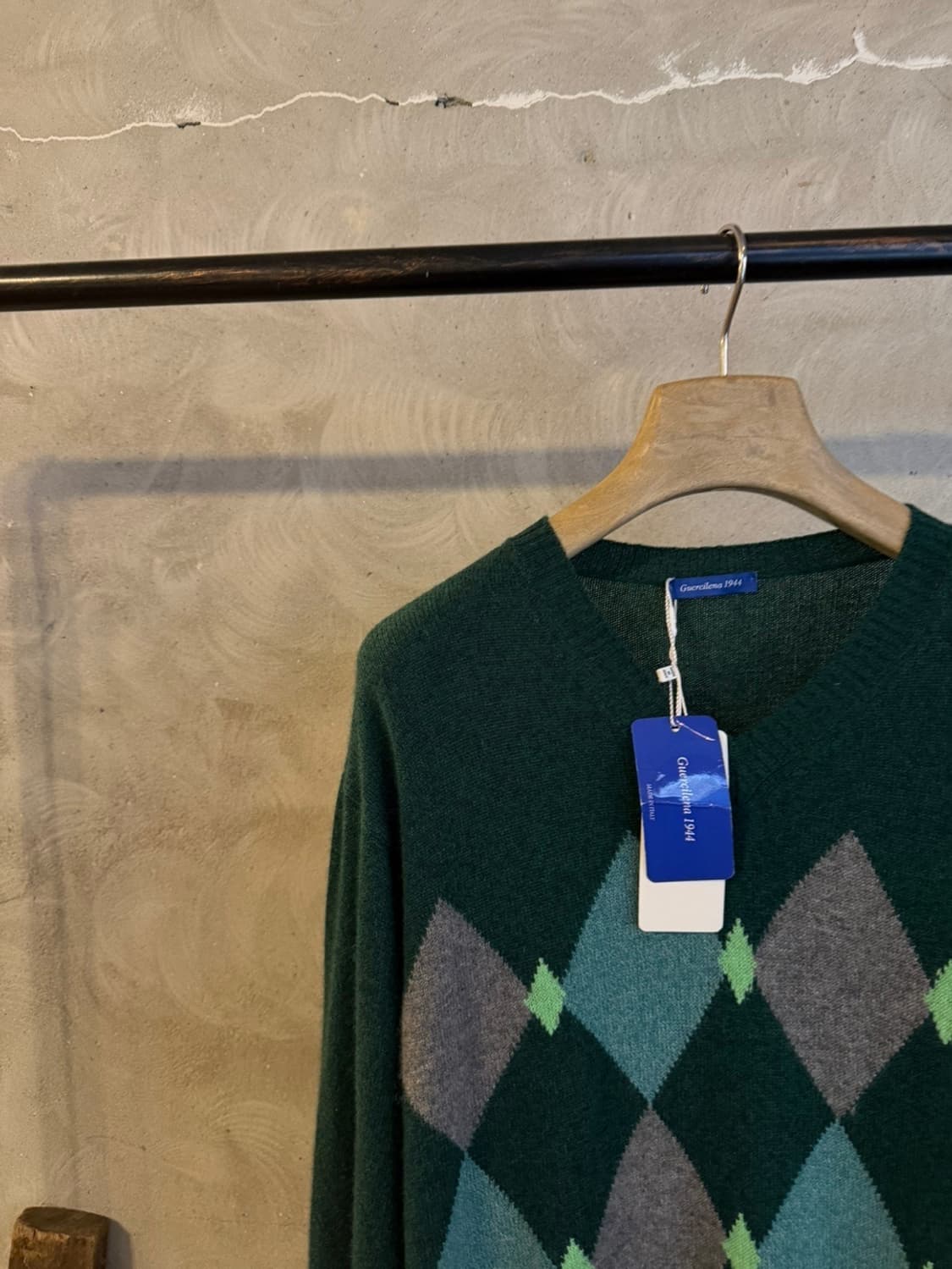 게르칠레나 아가일 니트 남성105 상품이미지3