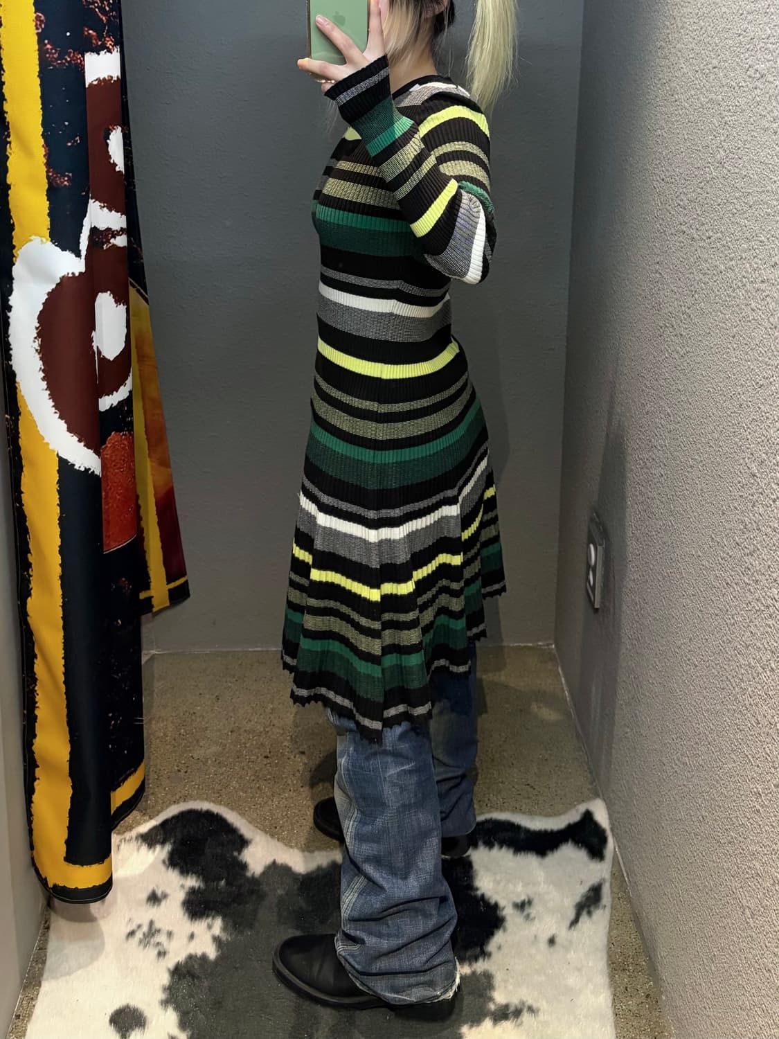 빈티지 스트라이프 원피스 상품이미지2