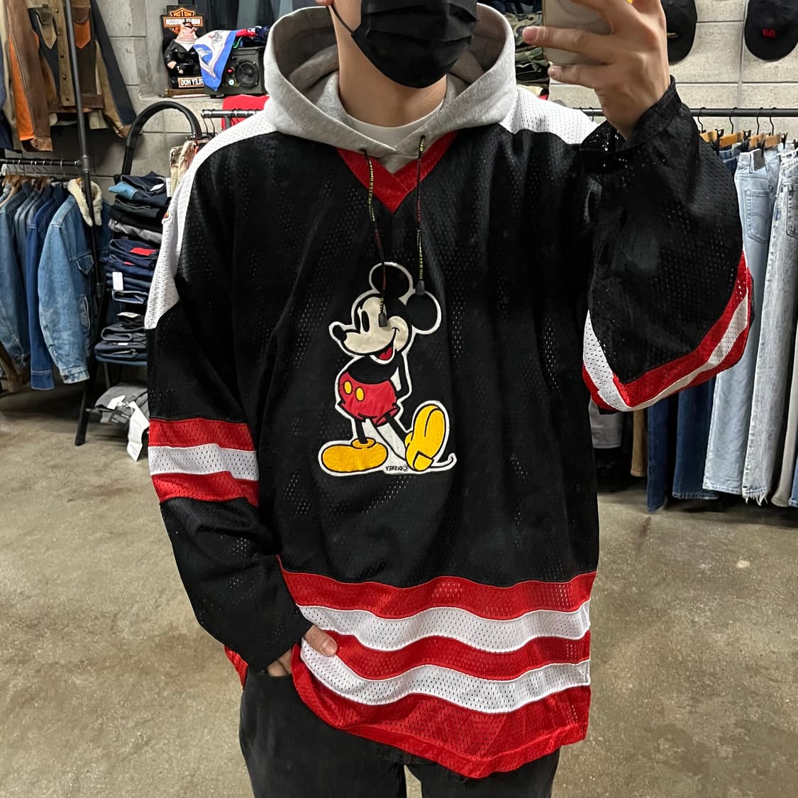 90s 빈티지 미키마우스 하키 져지 (110) 상품이미지8