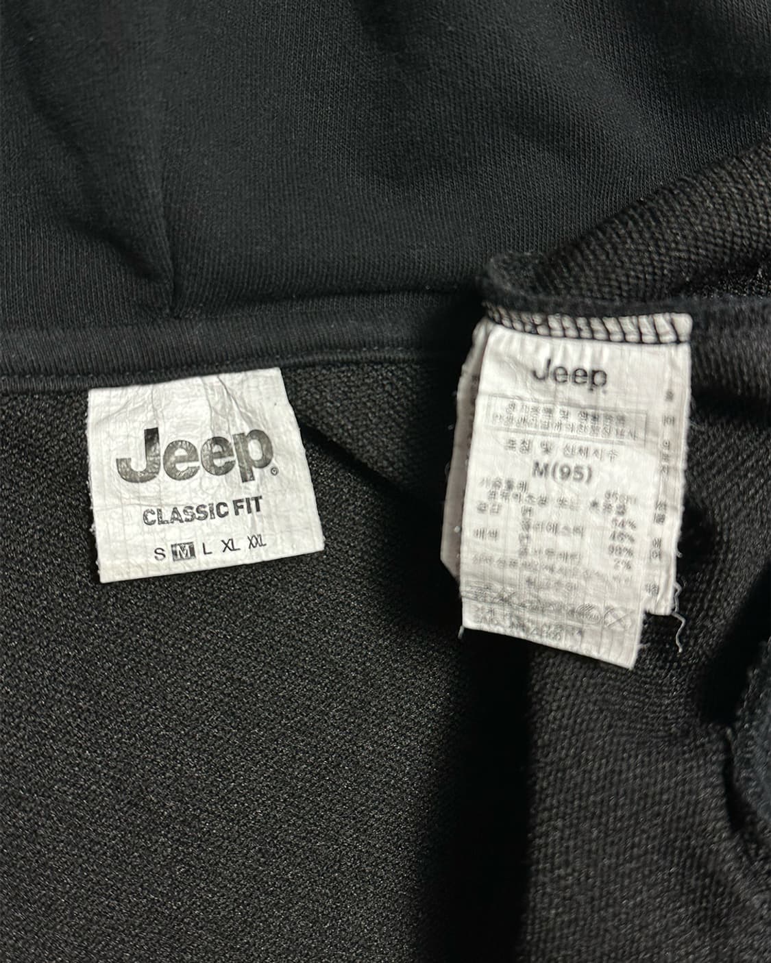 JEEP 후드집업 블랙 상품이미지5