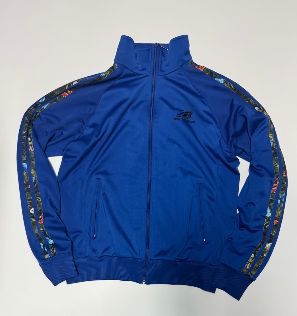 뉴발란스 플라워 트랙탑 져지 L 블루 상품이미지1