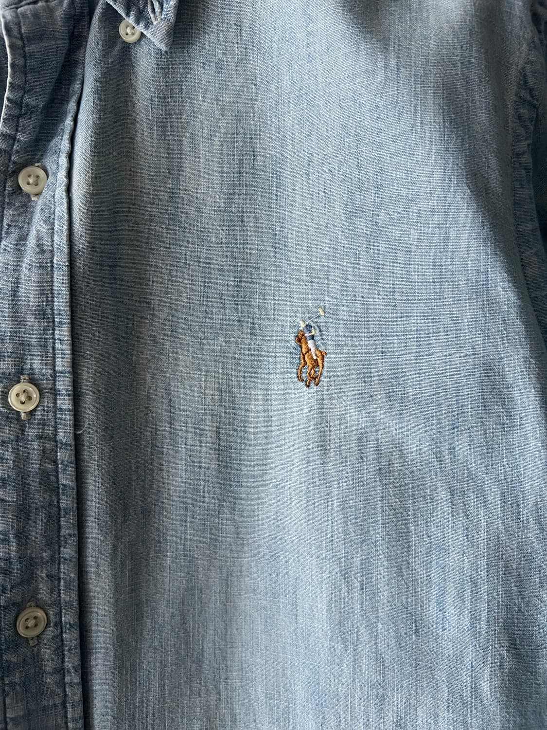 [M]폴로 랄프로렌 포니로고 샴브레이 셔츠 상품이미지3