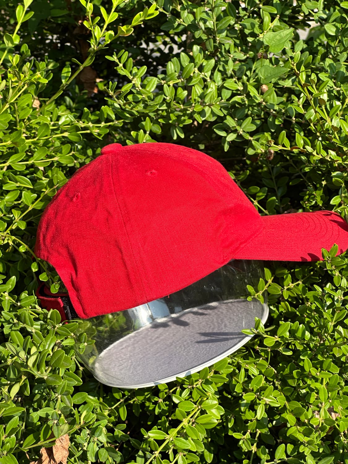 [F] 00s NIKE 나이키 레드 볼캡 모자 Korea made 상품이미지3