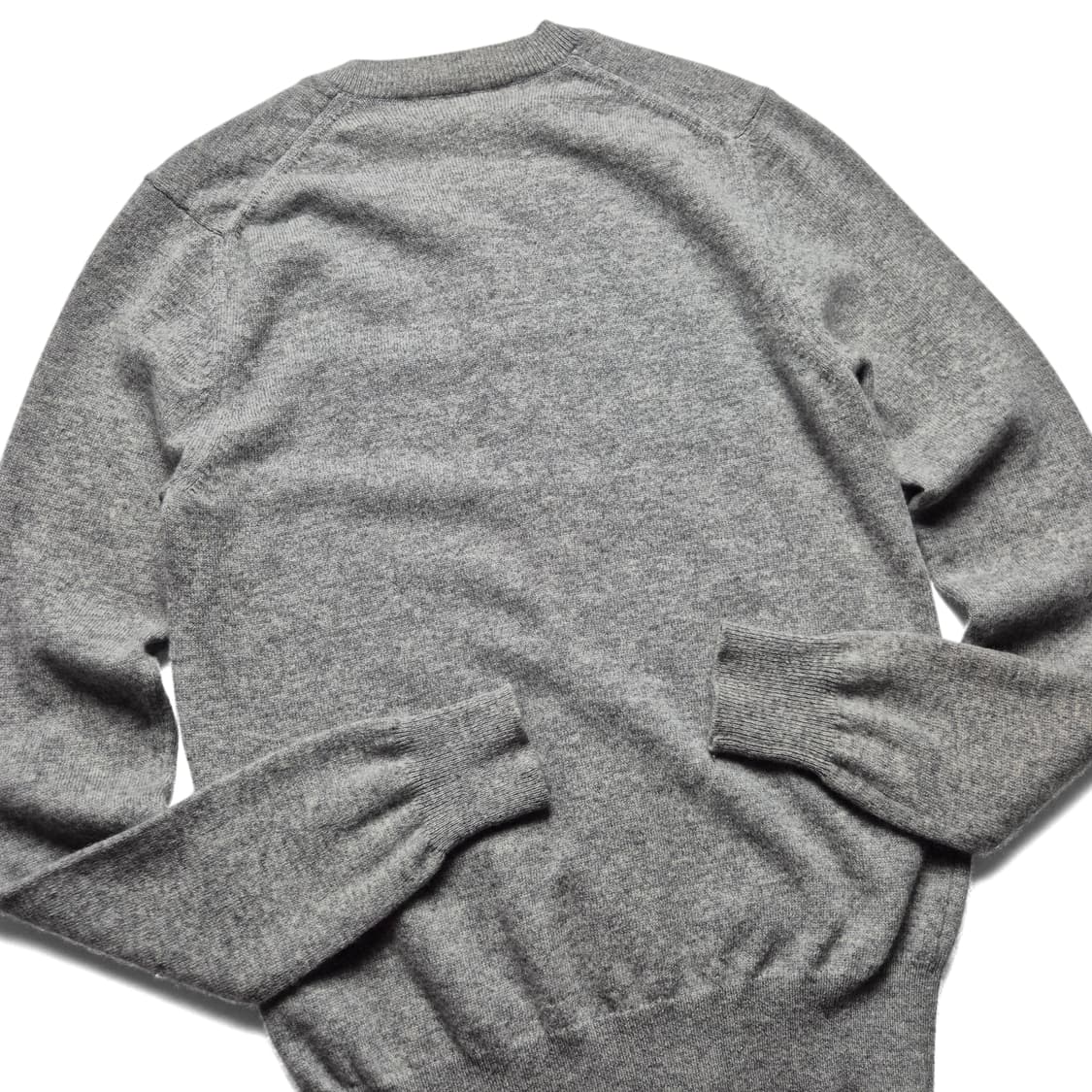 [M] 꼼데가르송 하트로고 가디건 그레이 상품이미지7