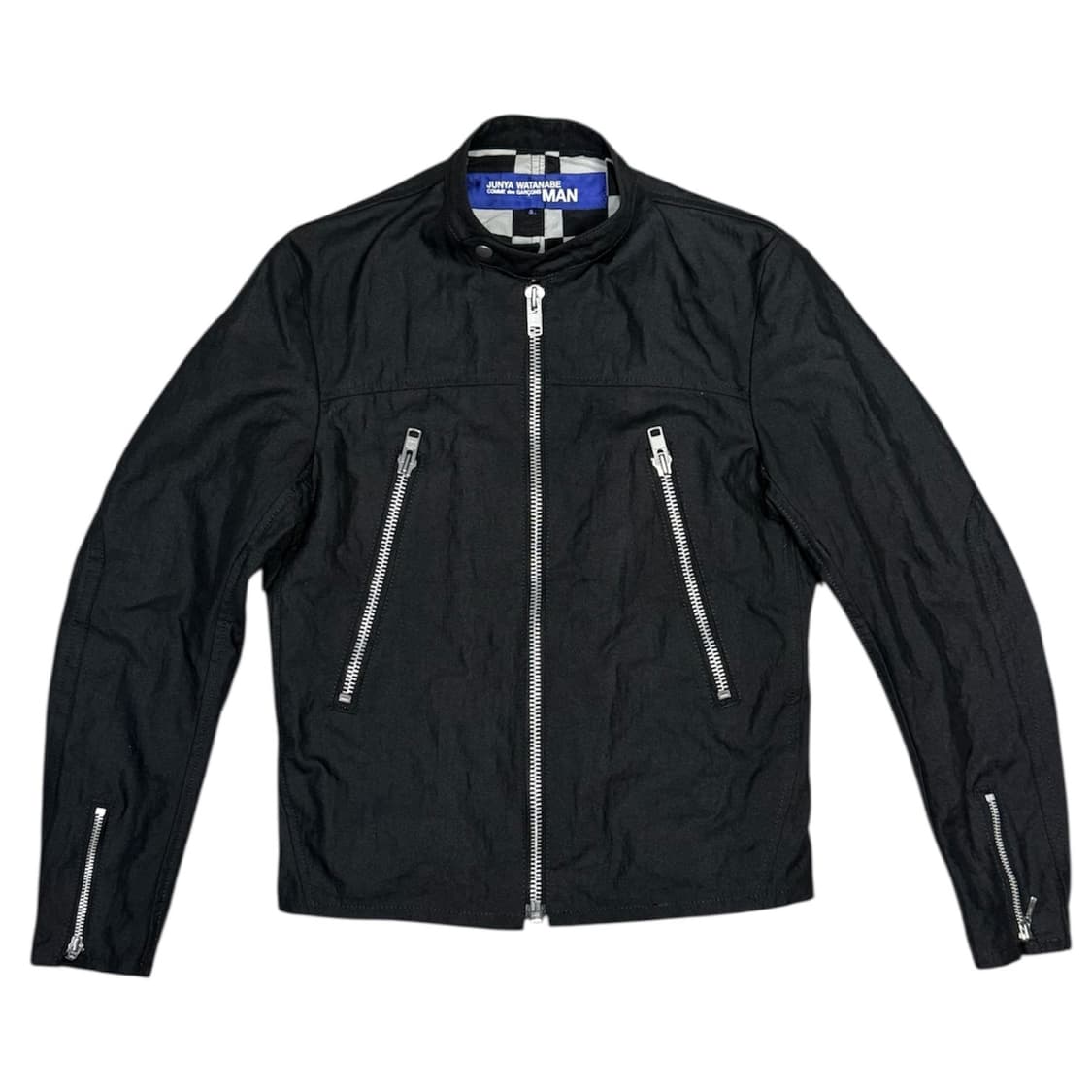 2006 준야 와타나베 왁스 코팅 나일론 집업 자켓 상품이미지1