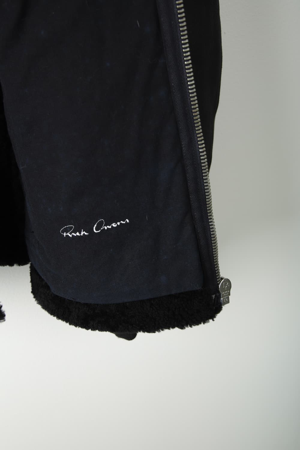 46 / 릭오웬스 하이넥 무톤 무스탕 자켓 상품이미지7