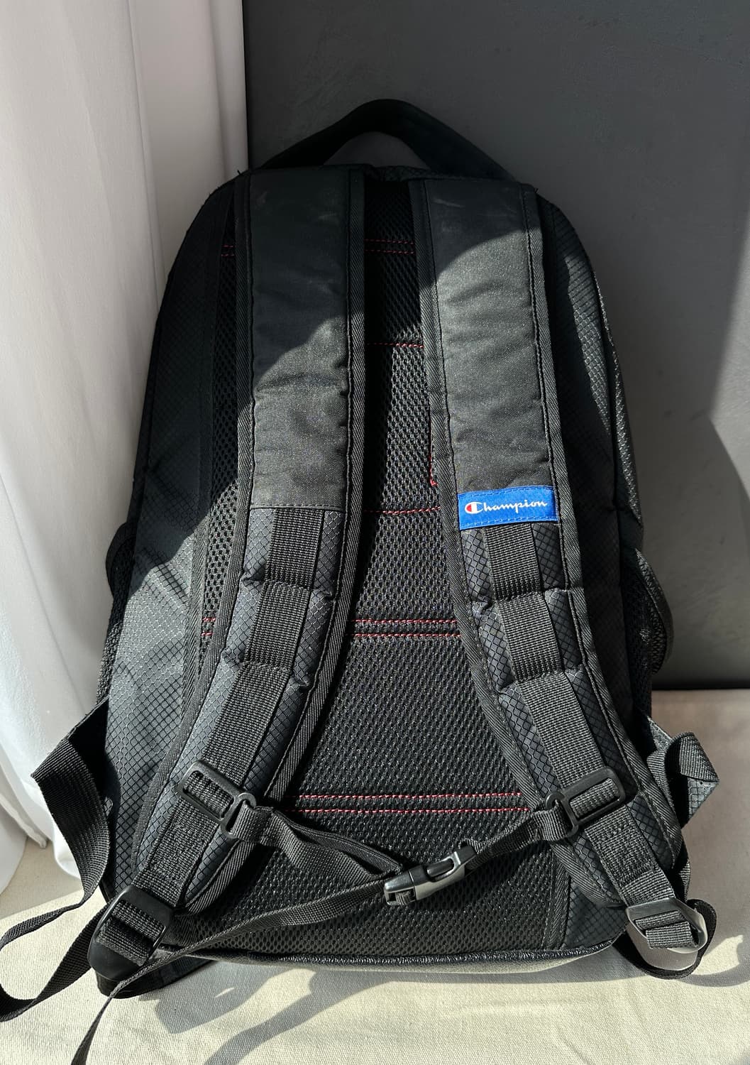 챔피온 스크립트 로고 백팩 블랙 상품이미지4