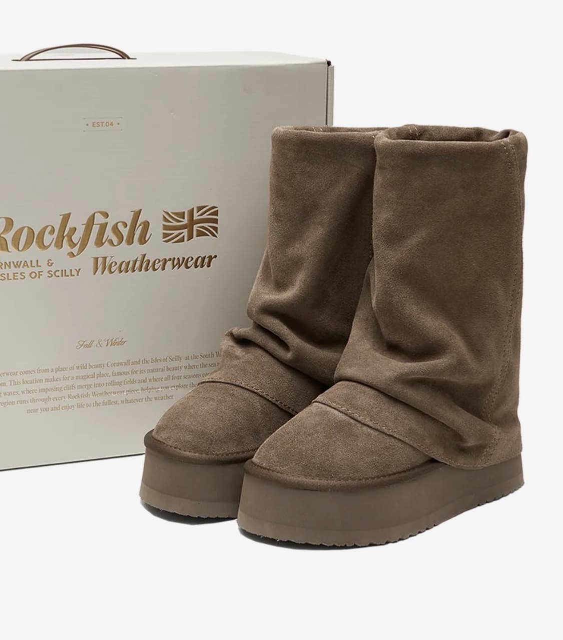 [닝닝착용] 락피쉬웨더웨어 MAXI FOLDED BOOTS MIDDLE 상품이미지1