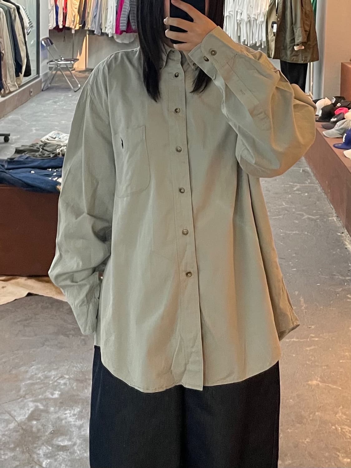 폴로 랄프로렌 솔리드 셔츠 H1983 상품이미지1